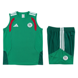Algeria Green Sleeveless Set