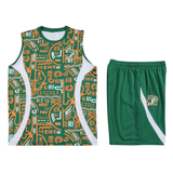 Ivory Coast Green Sleeveless Set