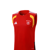 Germany Red Sleeveless Set