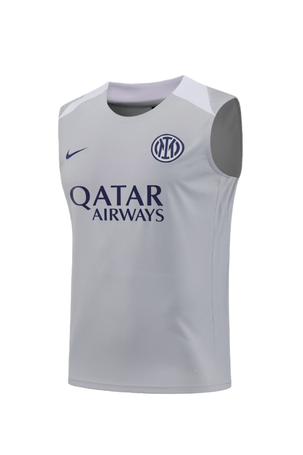 Inter Milan Light Grey Sleeveless Set