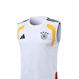 Germany White Sleeveless Set