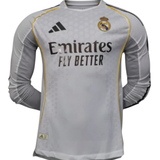 Real Madrid 2025/2026 Home Kit Long Sleeve