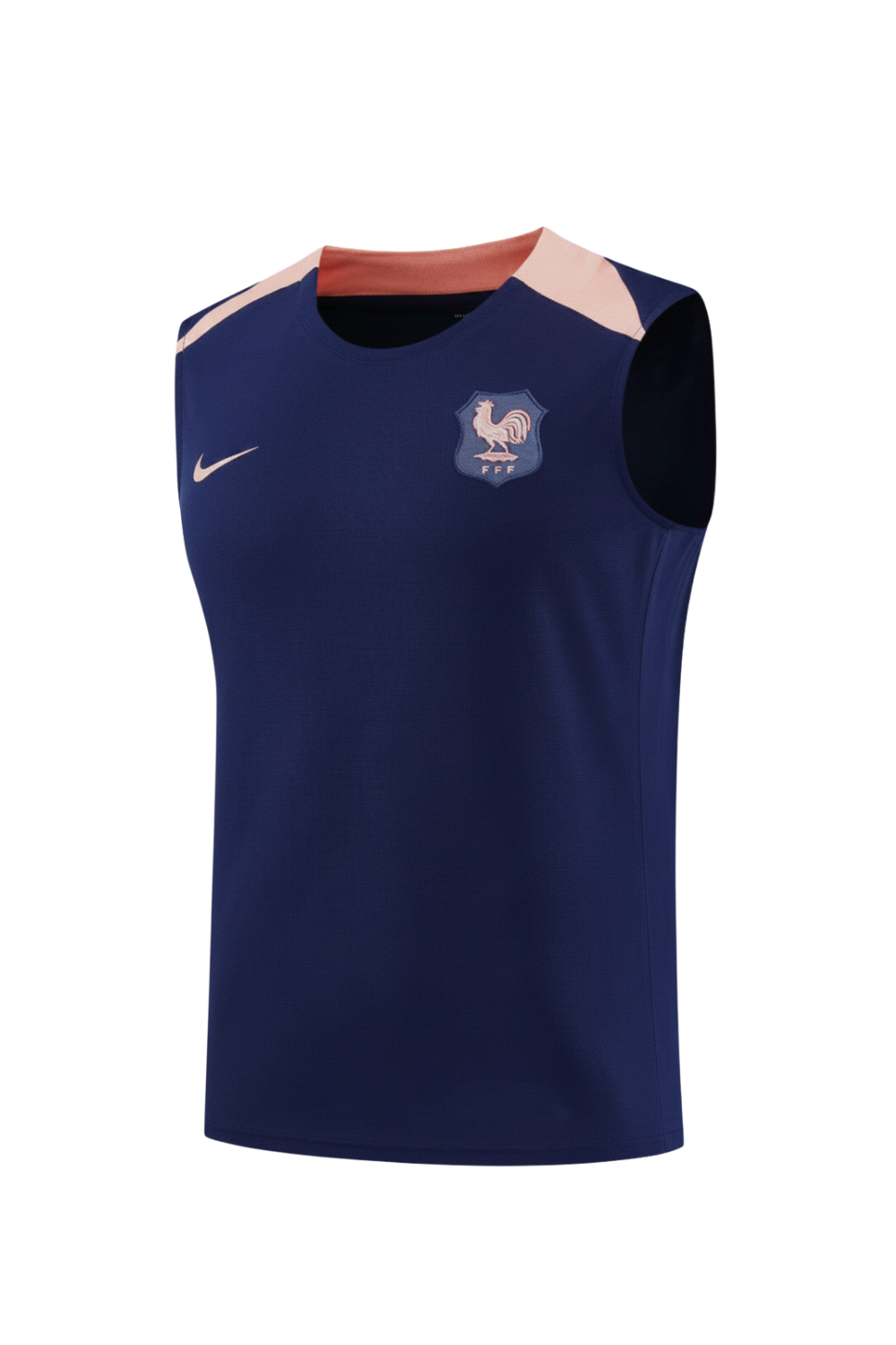 France Sapphire Blue Sleeveless Set