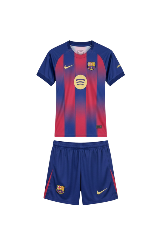 2025/2026 Barcelona Home Kit Kids Size