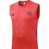 Bayern Orange Red Sleeveless Set