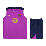 Barcelona Purple Sleeveless Set