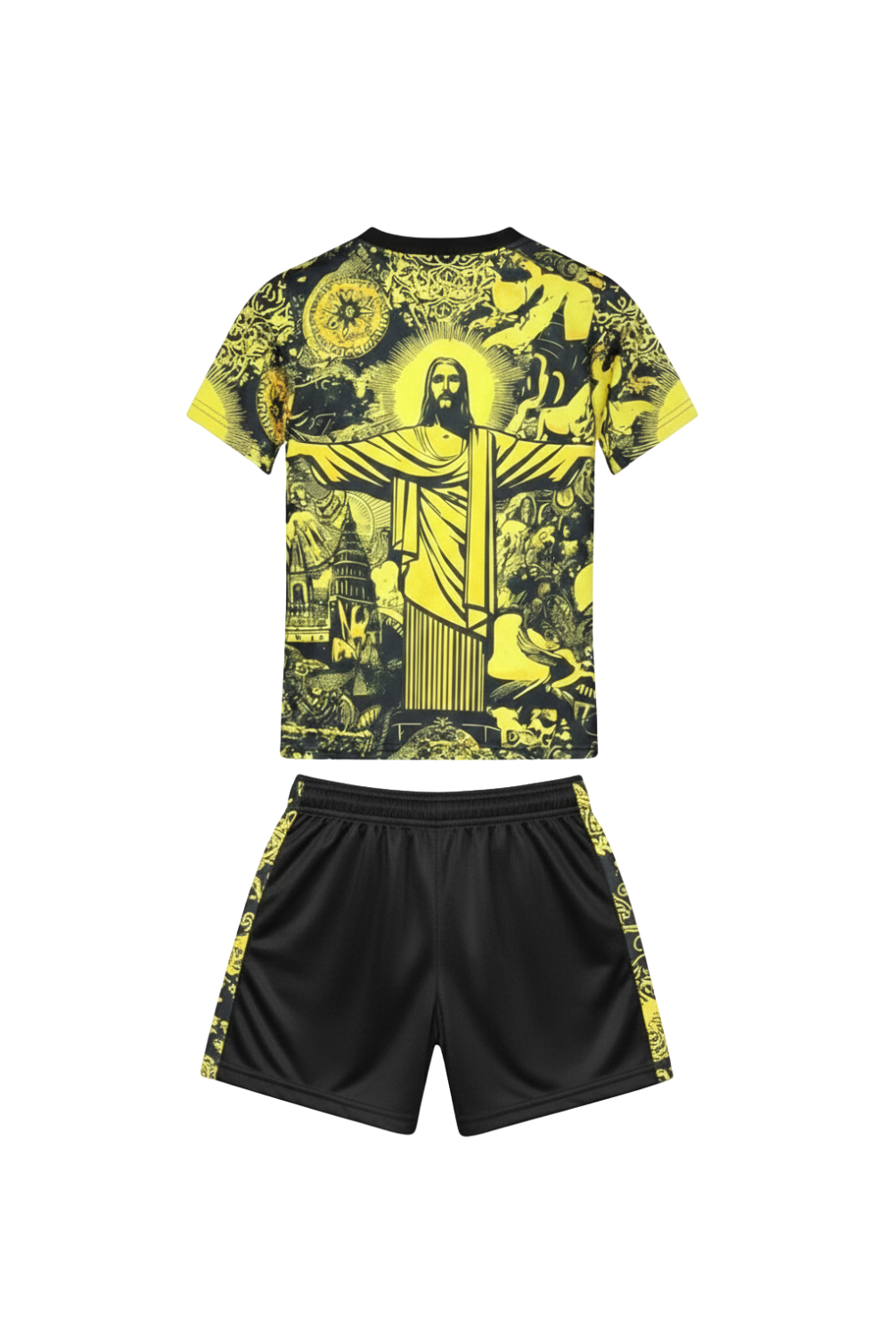 Brazil ”Jesus” Yellow Limited Jersey Kids Size