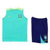 Brazil Neon Green Sleeveless Set