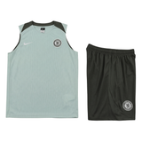 Chelsea Light Green Sleeveless Set