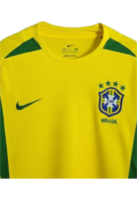 2002 Retro Brazil Home Jersey