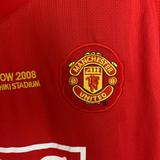 Manchester United Retro 2007-2008 Home Kit Long Sleeve