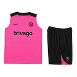 Chelsea Pink Sleeveless Set