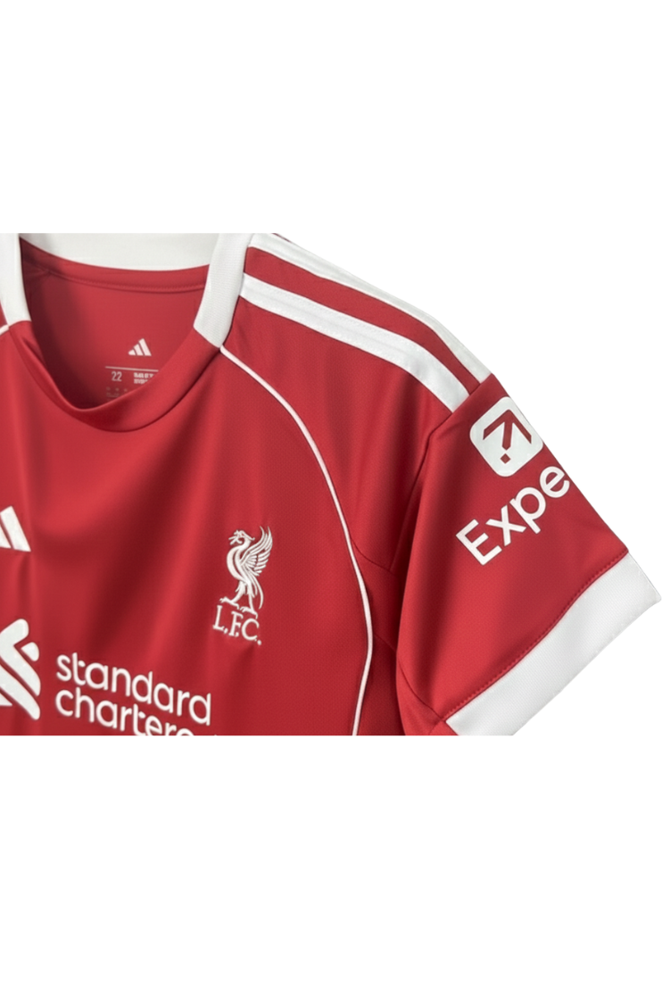 2025/2026 Liverpool Home Kit Kids Size