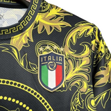 Italy x Versace Special Black Yellow Jersey 2024