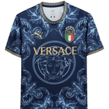 Italy "Versace" Blue Limited Jersey