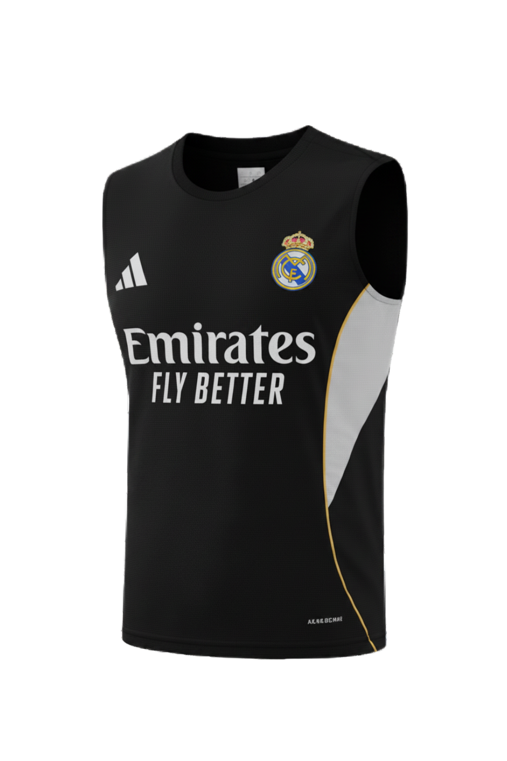 Real Madrid Black Sleeveless Set