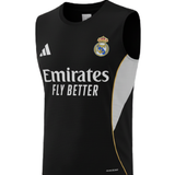Real Madrid Black Sleeveless Set