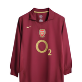 Arsenal Retro 2005-2006 Home Jersey Long Sleeve