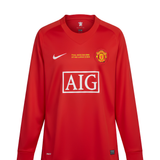 Manchester United Retro 2007-2008 Home Kit Long Sleeve