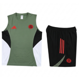 Bayern Military Green Sleeveless Set