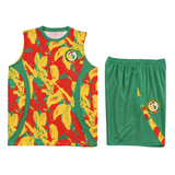 Senegal Green Sleeveless Set