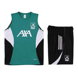 Liverpool Green Sleeveless Set