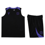 Barcelona Black Sleeveless Set