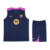 Barcelona Royal Blue Sleeveless Set